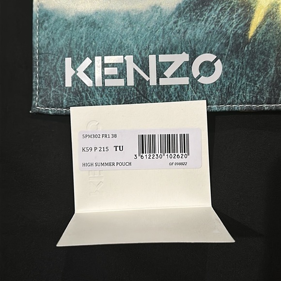 Kenzo Zipper Clutch